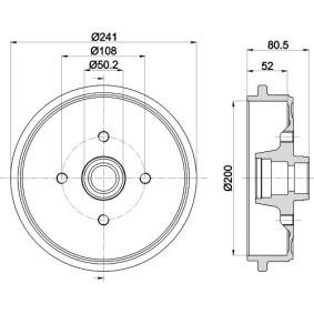 AUDI Bremstrommel von MINTEX