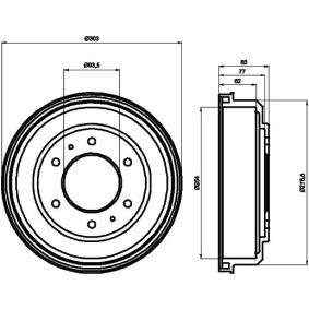 MITSUBISHI Bremstrommel von MINTEX