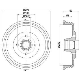 Bremstrommel von MINTEX MBD237
