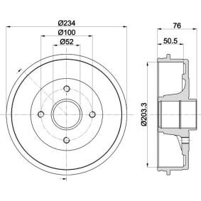 Køb Bremsetromle af MINTEX MBD261 til den lave pris 561,98 DKK