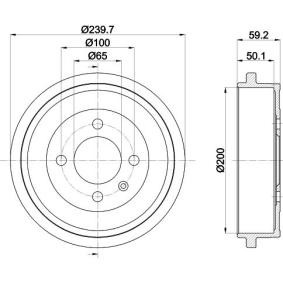 Køb Bremsetromle af MINTEX MBD302 til den lave pris 312,14 DKK