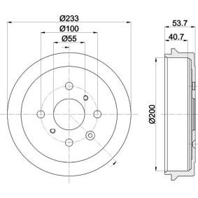 Køb Bremsetromle af MINTEX MBD303 til den lave pris 343,69 DKK