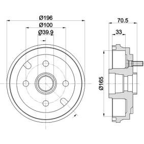 Køb Bremsetromle af MINTEX MBD318 til den lave pris 377,62 DKK