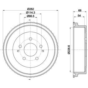 Køb Bremsetromle af MINTEX MBD323 til den lave pris 688,22 DKK