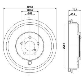 Køb Bremsetromle af MINTEX MBD340 til den lave pris 514,25 DKK