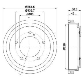 Køb Bremsetromle af MINTEX MBD346 til den lave pris 478,42 DKK
