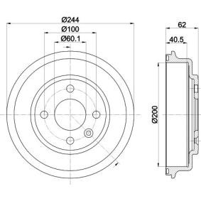 Køb Bremsetromle af MINTEX MBD373 til den lave pris 339,50 DKK