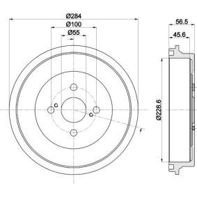 Bremstrommel MBD380
