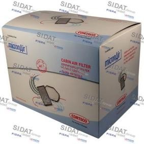 Achetez des Filtre d'habitacle SIDAT MBX262 à prix pour 118,39 €