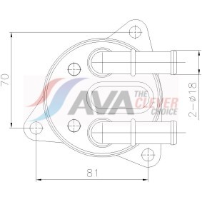 Klimakondensator für SMART von AVA COOLING SYSTEMS