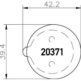 Køb Bremseklodssæt, parkeringsbremse af MINTEX MDB1129 til den lave pris 159,86 DKK