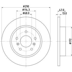 RENAULT Bremsscheibe von MINTEX