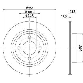 Bremsscheibe von MINTEX