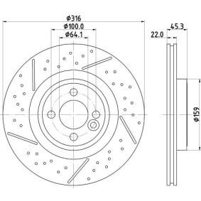 Comprar Disco de freno de MINTEX MDC2725 a bajo precio de 78,39 €
