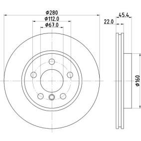 Comprar Disco de freno de MINTEX MDC2726 a bajo precio de 51,57 €