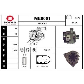 Lichtmaschine von SNRA
