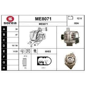 Köp Generator av SNRA ME8071 till det låga priset 2583,55 kr