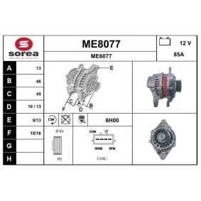 Köp Generator av SNRA ME8077 till det låga priset 2884,19 kr