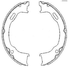 Bremsbackensatz, Feststellbremse von MINTEX MFR747