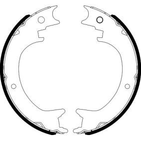 Bremsbackensatz, Feststellbremse MFR754 für MITSUBISHI
