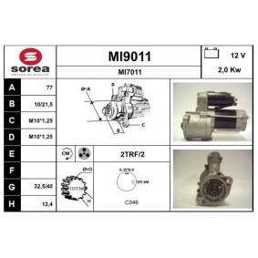Köp Startmotor av SNRA MI9011 till det låga priset 2144,77 kr