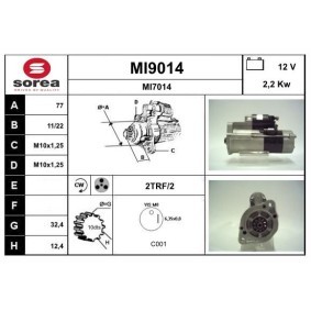 Köp Startmotor av SNRA MI9014 till det låga priset 2105,17 kr