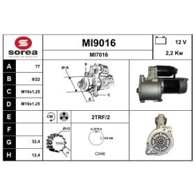 Köp Startmotor av SNRA MI9016 till det låga priset 2952,56 kr