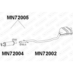 Endschalldämpfer MN72005 von VENEPORTE günstig für 205,99 € online kaufen