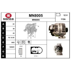 Lichtmaschine von SNRA MN8005