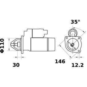 Köp Startmotor av MAHLE ORIGINAL MS 13 till det låga priset 2407,22 kr