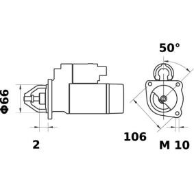 Köp Startmotor av MAHLE ORIGINAL MS 17 till det låga priset 1448,58 kr