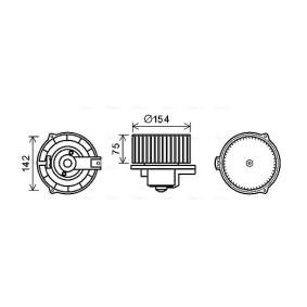 Achetez des Moteur électrique, pulseur d'air d'habitacle AVA COOLING SYSTEMS MS8620 à prix pour 204,50 €