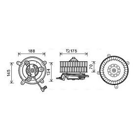 Gebläsemotor MS8621 von AVA COOLING SYSTEMS günstig für 208,90 € online kaufen
