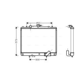 Achetez des Radiateur du moteur AVA COOLING SYSTEMS MTA2162 à prix pour 254,01 €