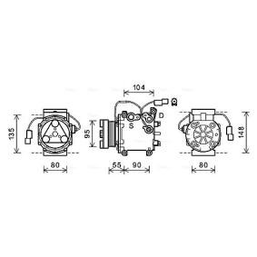 Klimakompressor für MITSUBISHI von AVA COOLING SYSTEMS