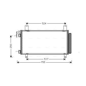 Köp Kondensor, klimatanläggning av AVA COOLING SYSTEMS MZ5158D till det låga priset 2118,90 kr