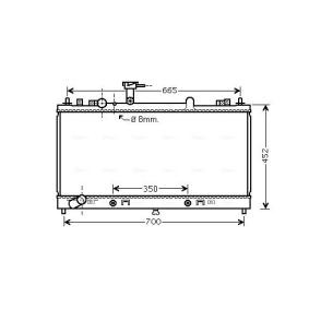 Achetez des Radiateur du moteur AVA COOLING SYSTEMS MZA2230 à prix pour 132,03 €