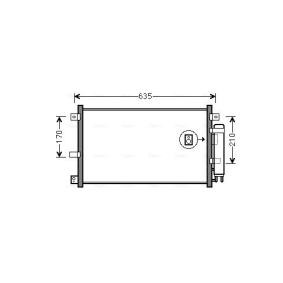 Köp Kondensor, klimatanläggning av AVA COOLING SYSTEMS MZA5238D till det låga priset 3340,58 kr