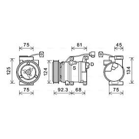 Acquista Compressore aria condizionata da AVA COOLING SYSTEMS MZAK219 a buon mercato per soli 235,35 €