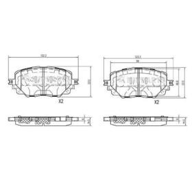 Bremsbeläge N3603077 von NIPPARTS günstig für 20,20 € online kaufen
