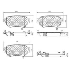 Bremsbeläge N3613028 von NIPPARTS günstig für 33,82 € online kaufen