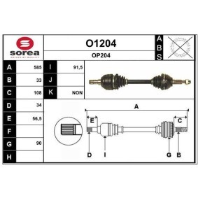 Compre Palier de SNRA online para Astra Mk II CC (T85) a precios moderados