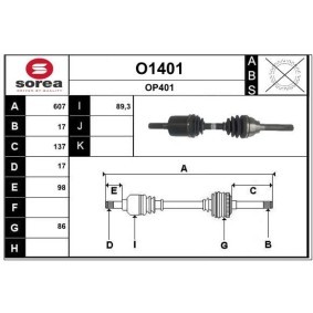 Antriebswelle O1401