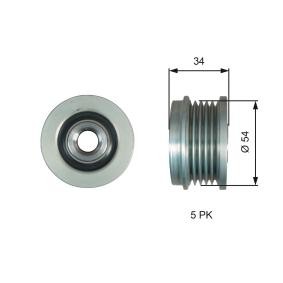 Achetez des Poulie roue libre, alternateur GATES OAP7220 à prix pour 36,26 €