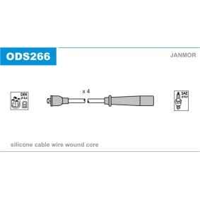 Compre Jogo de cabos de ignição da JANMOR ODS266 a um preço baixo por 23,93 €