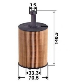 Ölfilter von JS ASAKASHI OE0033