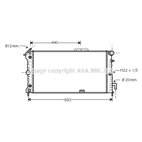 Achetez des Radiateur du moteur PRASCO OL2187 à prix pour 1060,46 €