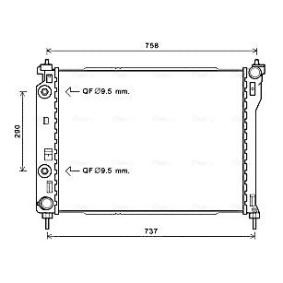 Achetez des Radiateur du moteur AVA COOLING SYSTEMS OLA2626 à prix pour 298,46 €