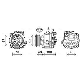 Acquista Compressore aria condizionata da AVA COOLING SYSTEMS OLK668 a buon mercato per soli 1473,06 €