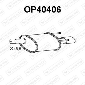 Endschalldämpfer OP40245 von VENEPORTE günstig für 62,78 € online kaufen